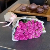 11 Роз Кустовых Розовый (60 см)