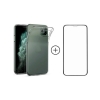 Прозрачный бампер + стекло на Iphone 11 Pro Max