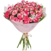 9 Роз Кустовых Розовых (60 см)