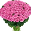 101 Роза Аква Розовый (80 см)