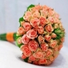 27 Роза Кустовой Оранжевой (30 см)