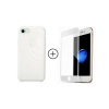 Белый чехол + Белое стекло на Iphone 7/8/SE 2020