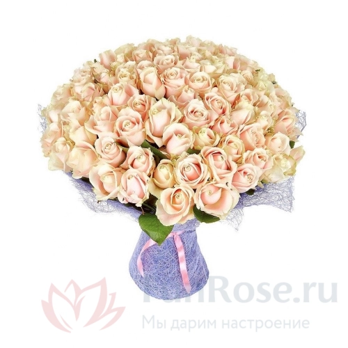 до 51 роза FunRose 51 Роза Россия Розовая (60 см) 