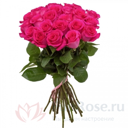 до 25 роз FunRose 23 Розы Эквадор Розовый (70 см) 