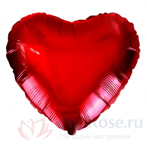 Гелиевые шары FunRose 1 Шарик Сердце, красные 