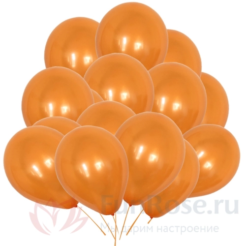 Гелиевые шары FunRose 30 Шариков оранжевые 