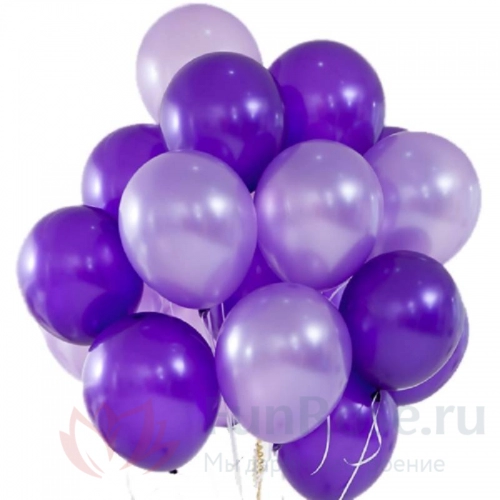 Гелиевые шары FunRose 30 Шариков фиолетовые 