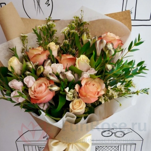 C розами FunRose Букет Нежный (40 см) 