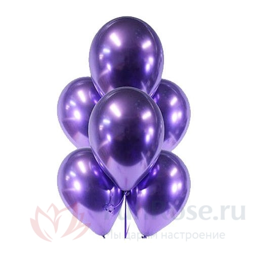 Гелиевые шары FunRose 6 Шариков фиолетовые 