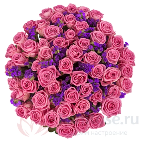 Розы FunRose 51 Роза Аква Розовый (60 см) 