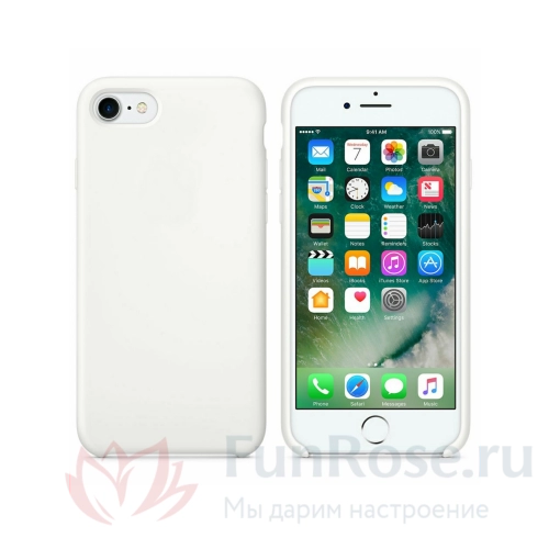 Аксессуары FunRose Белый чехол на Iphone 7/8/SE 2020 