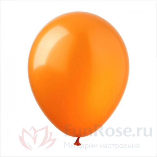 Гелиевые шары FunRose 1 Шарик оранжевый 