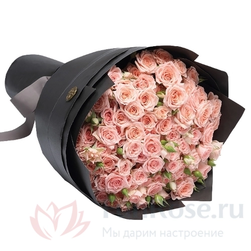 Розы FunRose 31 Роза Кустовая Розовая (50 см) 
