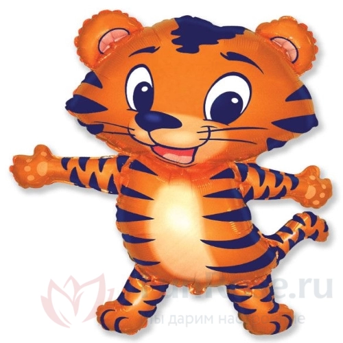 Гелиевые шары FunRose Шар фольга Тигр 