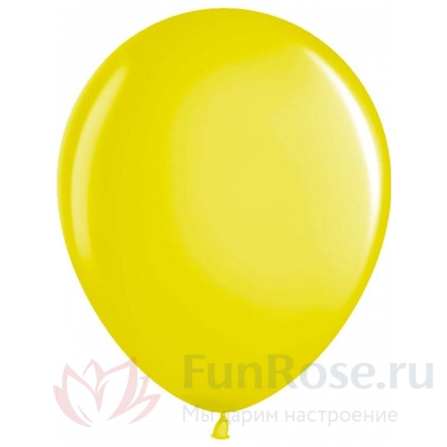 Гелиевые шары FunRose 1 Шарик желтый 