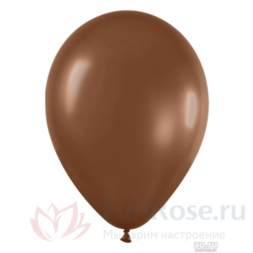 Гелиевые шары FunRose 1 Шарик коричневый 