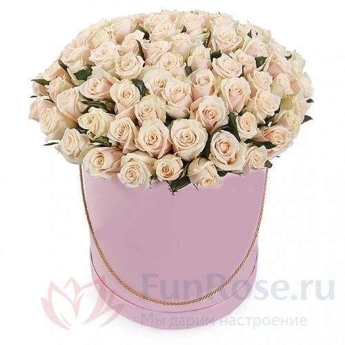 Розы FunRose 51 Роза Ред Наоми Белая (40 см) 