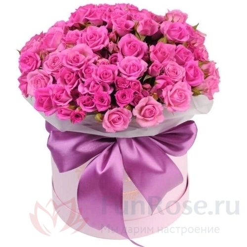Розы FunRose 25 Роза Кустовая Розовый (35 см) 