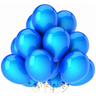 FunRose 30 Шариков синие Гелиевые шары