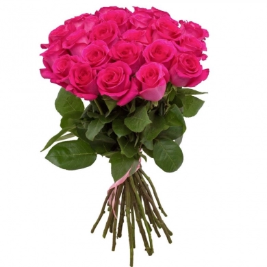 FunRose 23 Розы Эквадор Розовый (70 см) до 25 роз