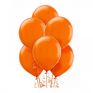 FunRose 6 шариков оранжевые Гелиевые шары