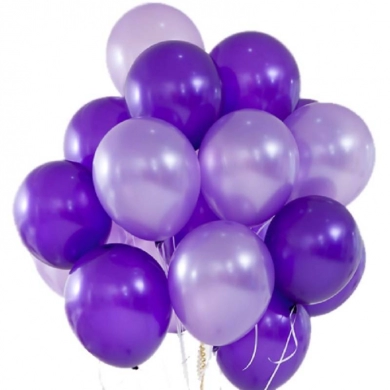 FunRose 30 Шариков фиолетовые Гелиевые шары