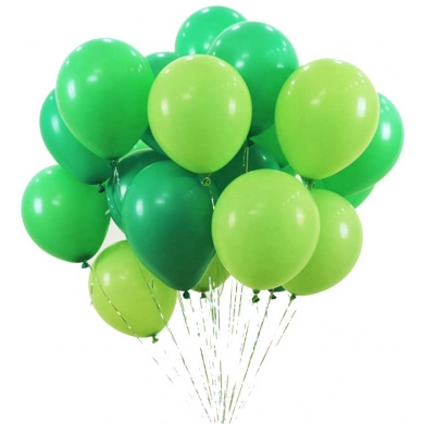FunRose 30 Шариков зеленые Гелиевые шары