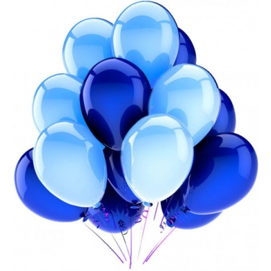 FunRose 30 Шариков голубые и синие Гелиевые шары