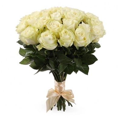 FunRose 25 Роз Эквадор Белых (70 см) до 25 роз