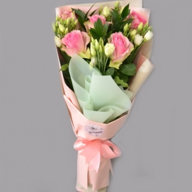 FunRose Букет Румяная Заря (35 см) до 25 роз