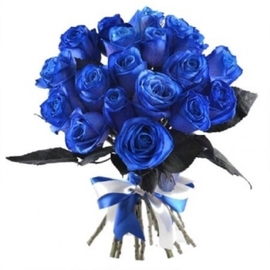 FunRose 19 Роз Синих (60 см) Синяя роза