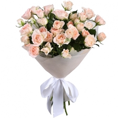 FunRose 9 Роз Кустовых Розовый (50 см) Кустовая роза