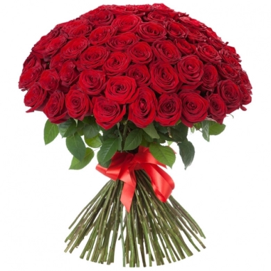 FunRose 101 Роза Эквадор Красные (90 см) 101 роза