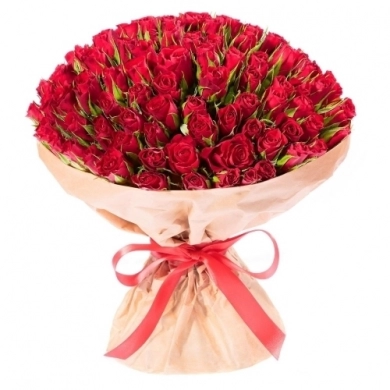 FunRose 101 Роза Кения Красная (40 см) Розы