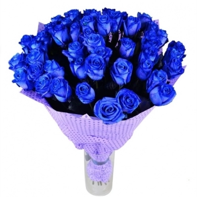 FunRose 35 Роз Синих (60 см) до 51 роза