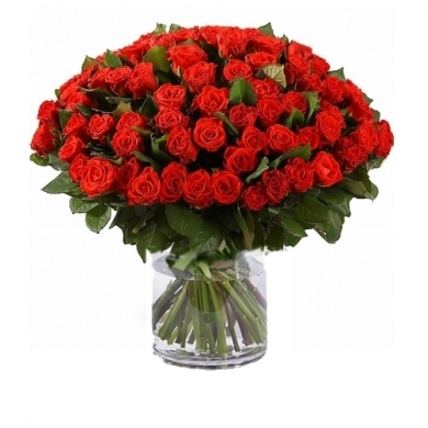 FunRose 101 Роза Россия Красная (60 см) 101 роза