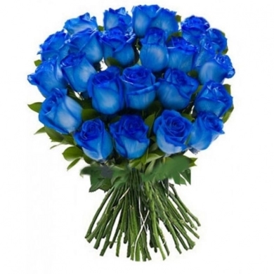 FunRose 25 Роз Синих (60 см) Синяя роза