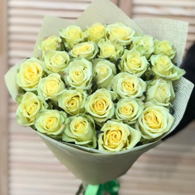 FunRose 25 Роз Эквадор Желтый (60 см) до 25 роз